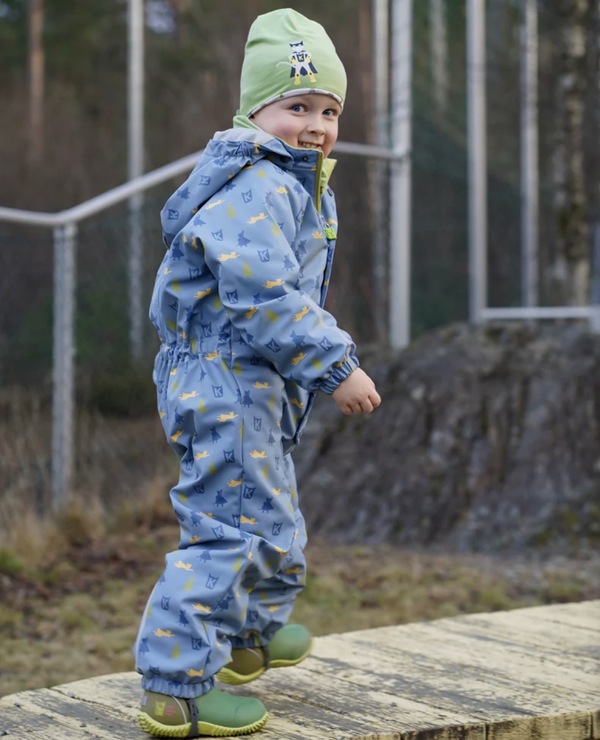 Kattnakken Heilårsregndress Hagl Mjuk Blå Mjuk blå - Kattnakken