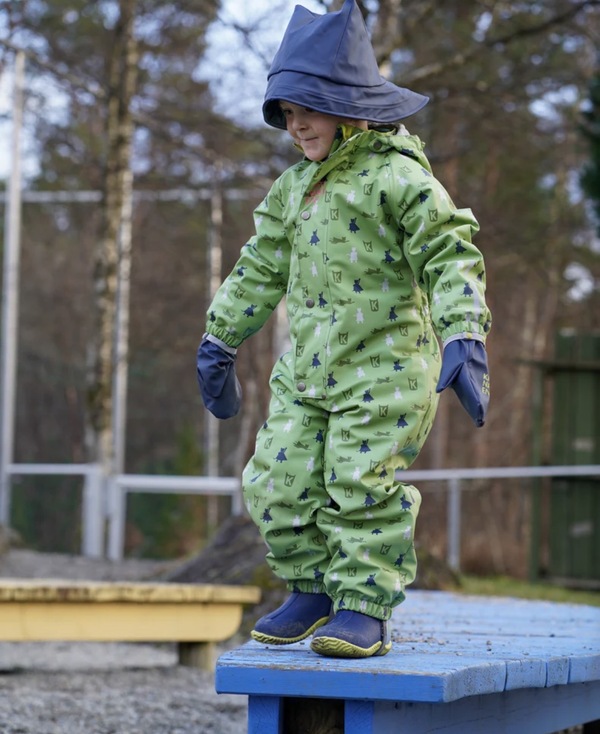 Kattnakken Heilårsregndress Hagl Supergrønn  Supergrønn - Kattnakken