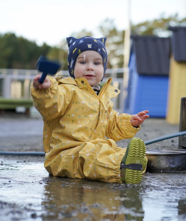 Kattnakken Babyregndress Dugg Bananskum Bananskum - Kattnakken
