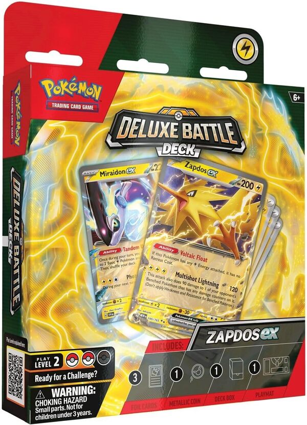 Pokemon Deluxe Battle Deck Zapdos - pokèmon