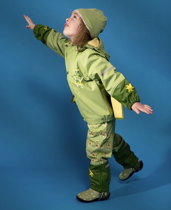 Kattnakken Regnsett Plask Superhelt Supergrønn - LIMITED EDITION Supergrønn - Kattnakken