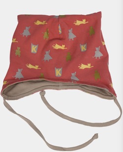 Kattnakken babylue vendbar Stokkrose/Lysbark Stokkrose/Lysbark - Kattnakken