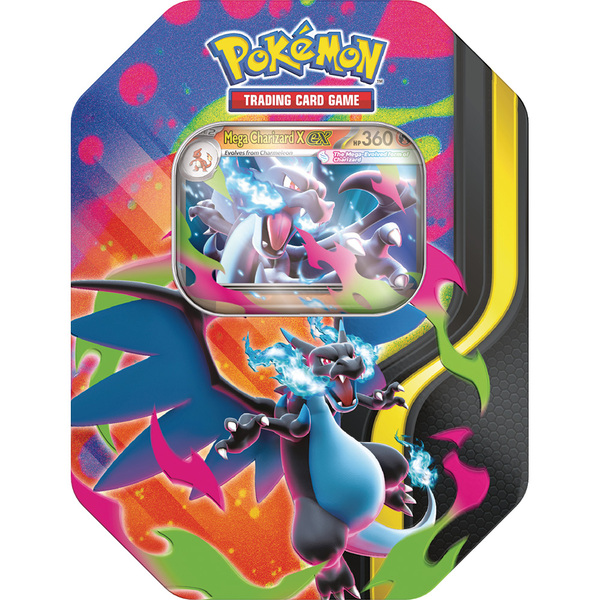 Pokémon EX Tin Spring Mega Charizard X - blå - pokèmon