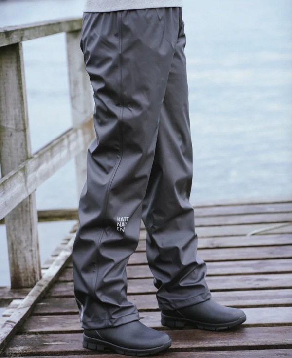 Kattnakken regnbukse lett junior  Kattesvart - Kattnakken