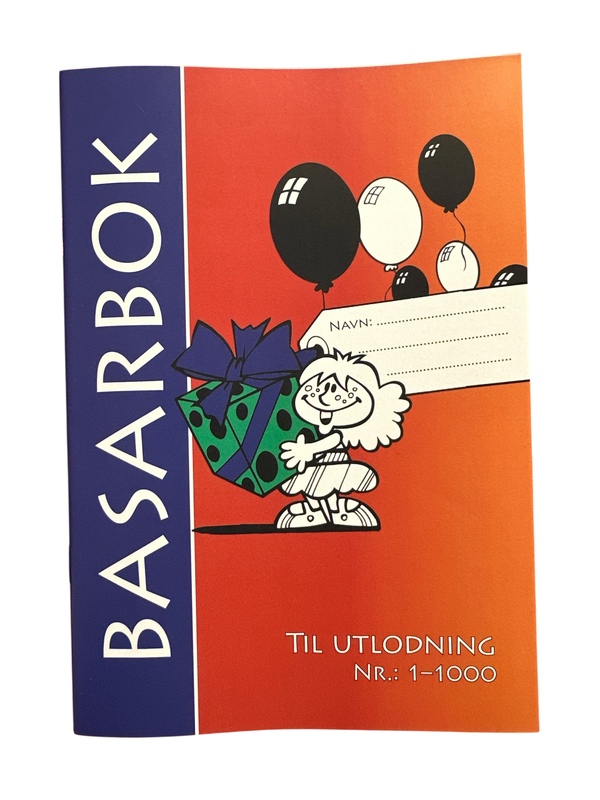 Basarbok 1-1000 Loddbok 1-1000 - Basar og bingo