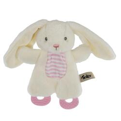 KOSEKLUT KANIN HVIT/ROSA M/BITERING 25CM TINKA BABY Hvit og Rosa - Tinka