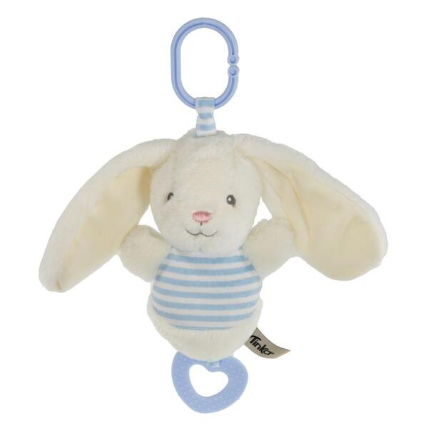 SPILLEDÅSE KANIN HVIT/BLÅ 18CM TINKA BABY Hvit og Blå - Tinka