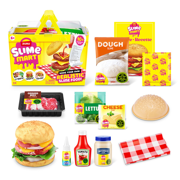 Slime Mart Fast Foos Hamburger hamburger - Zuru