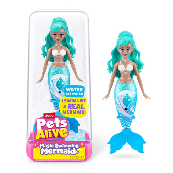 Pets Alive Magic Swim­ing Mermaid Turkis - Zuru