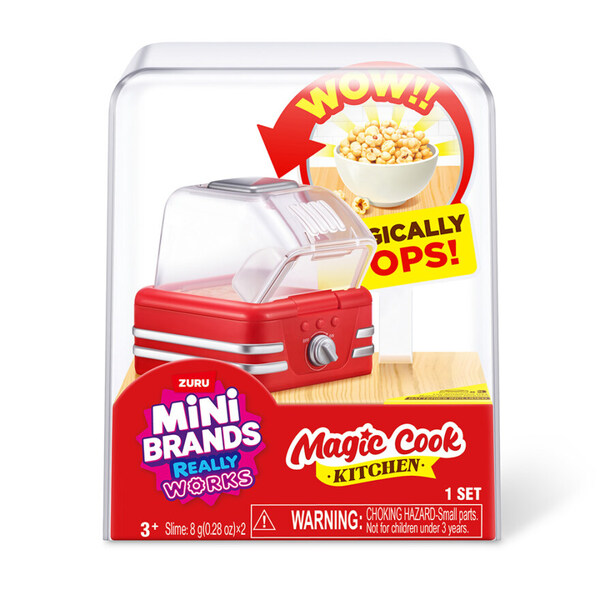 Mini Brands Really Works Magic Cook Kitchen S1 Popkorn maskin - Leiker