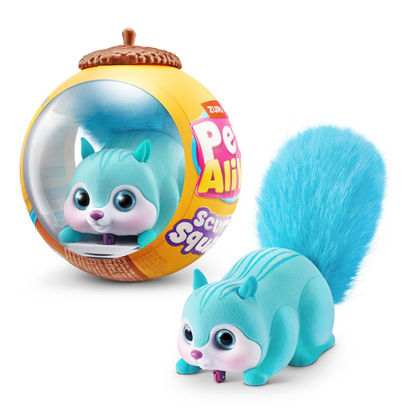 Pets Alive Scurry & Run Squirrel Turkis - Zuru