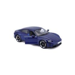 1:24 PORSCHE TAYCAN METALLIC BLÅ metallic blå - Burago