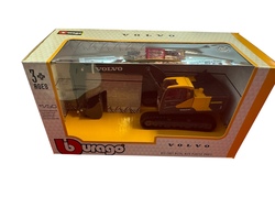 BBurago 1:50 VOLVO EC220E EXCAVATOR GRAVEMASKIN - Burago