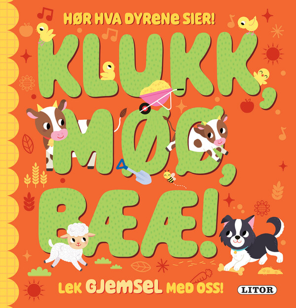 Lekebok med lyd Klukk, møø, bææ! Lekebok - Egmont Litor
