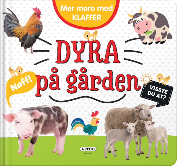 Lekebok Dyra på gården med klaffer Lekebok - Egmont Litor