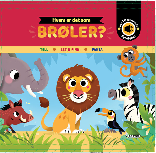 Lekebok med lyd Hvem er det som brøler? Lekebok med lyd - Egmont Litor