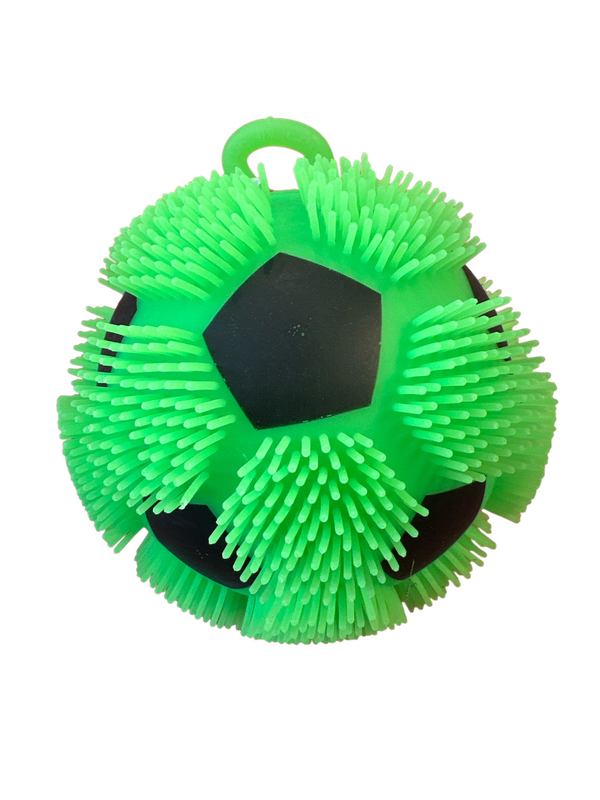 Puffer ball 16cm fotball Grøn - Fidget Toys
