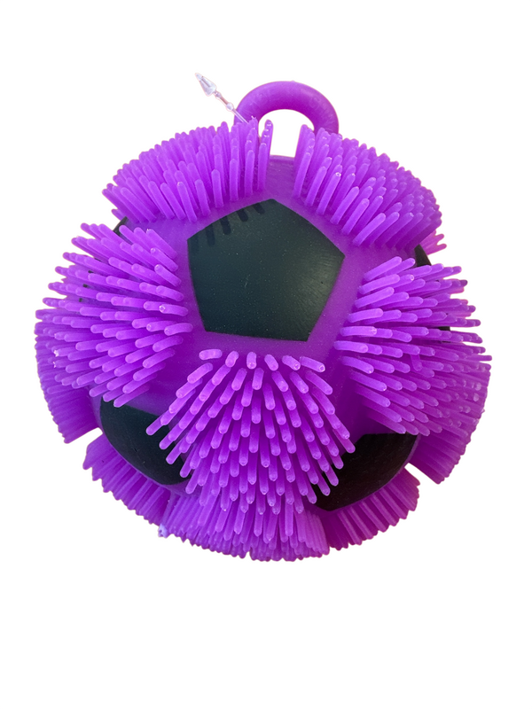 Puffer ball 16cm fotball Lilla - Fidget Toys