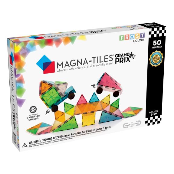 MAGNA-TILES Grand Prix Frost 50 pcs Grand Prix - Liniex