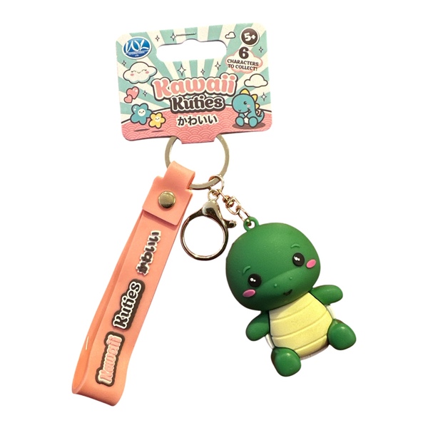Kawaii nøkkelring med stropp Dinosaur - Småvarer