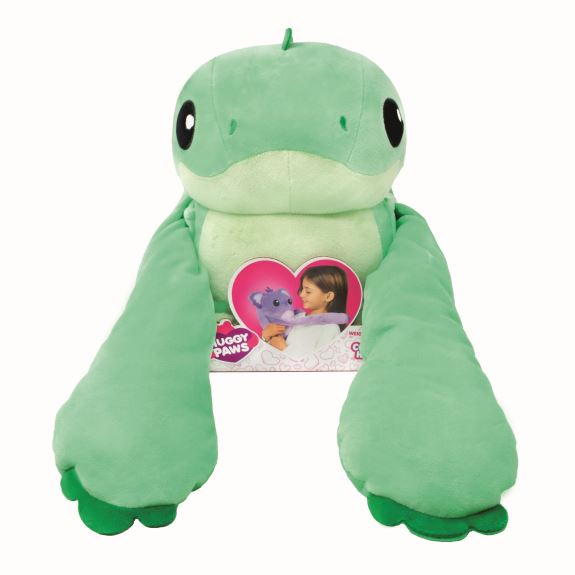 Huggy Paws kosebamser 4 assorterte Krokodille / dinosaur - Kosedyr og Bamser