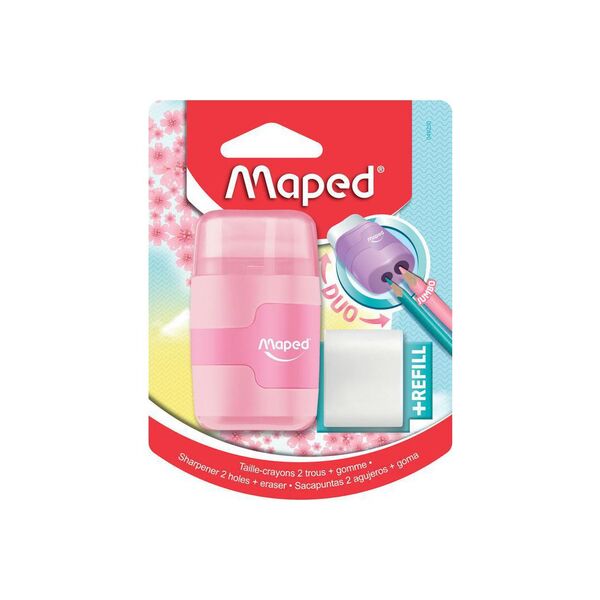Blyantspisser MAPED m.refill Rosa - Kontorutstyr