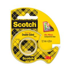 Tape SCOTCH dobbeltsid. 12mmx6m m/disp Dobbeltsidig - Kontorutstyr