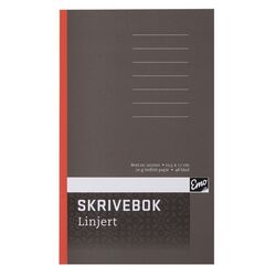 Skrivebok EMO 10,5x17 70g 48bl linjer Skrivebok - Kontorutstyr