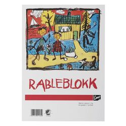 Rableblokk EMO A4 100g 50 blad Rableblokk - Kontorutstyr