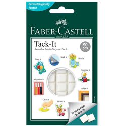 Heftemasse FABER CASTELL Tack-it 50gHvit Heftemasse - Kontorutstyr