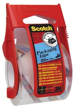 EMB.TAPE SCOTCH 50MMX20M MED DISP. KLAR tape dispenser - Kontorutstyr