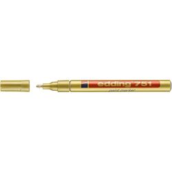 Paintmarker EDDING 751 gull Gull - Kontorutstyr