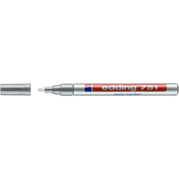 Paintmarker EDDING 750 sølv Sølv - Kontorutstyr