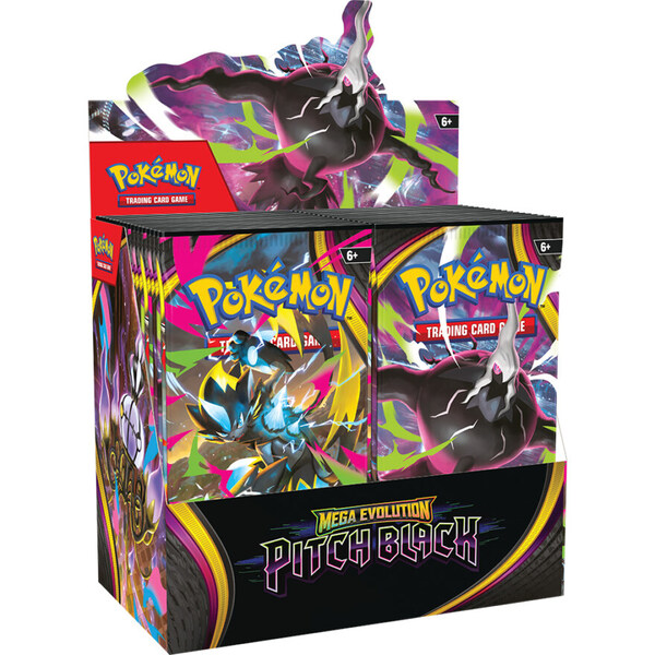 Pokémon Mega Evolution Pitch Black Booster Pitch black booster - pokèmon