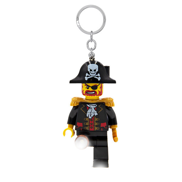 LEGO® Iconic Captain Brickbeard Key Chain With LED Light Captain Brickbeard - LEGO