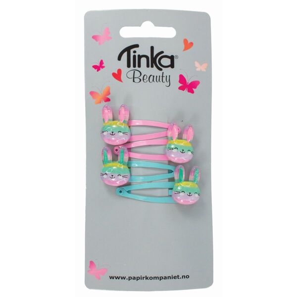 HÅRKLIPS KANIN 4 STK TINKA BEAUTY Hårklips - Tinka