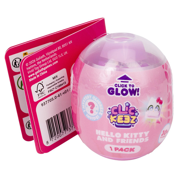 Clickeez Hello Kitty & Friends - 1 Pack Blind box - Leiker