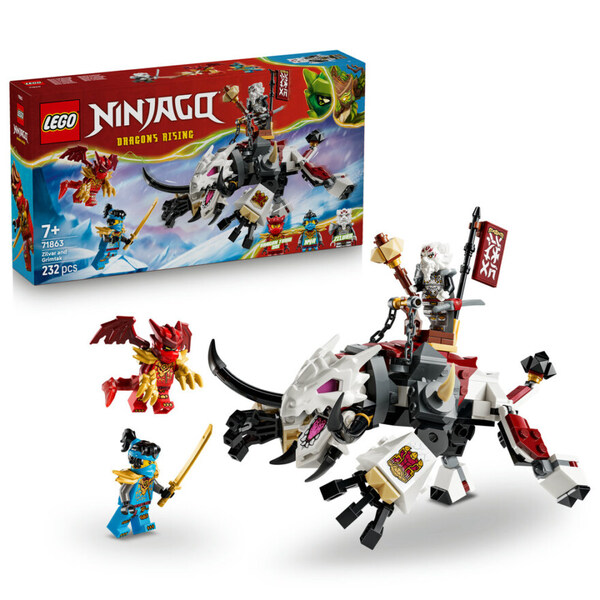 LEGO Ninjago 71863 Zilvar med monsterdragen Grimtak 71863 - Lego Ninjago