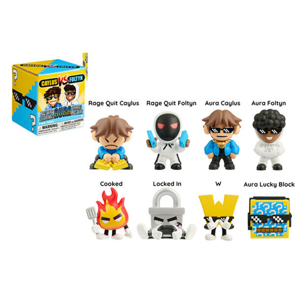 Caylus vs Foltyn: Mystery Aura Mini Figures 8 cm Blind Box Mini Figures 8 cm - Samlefigurer