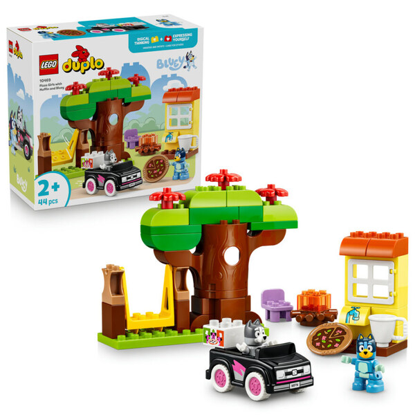 DUPLO LEGO   10469 Pizzajenter med Muffin og Bluey 10469 - Lego duplo