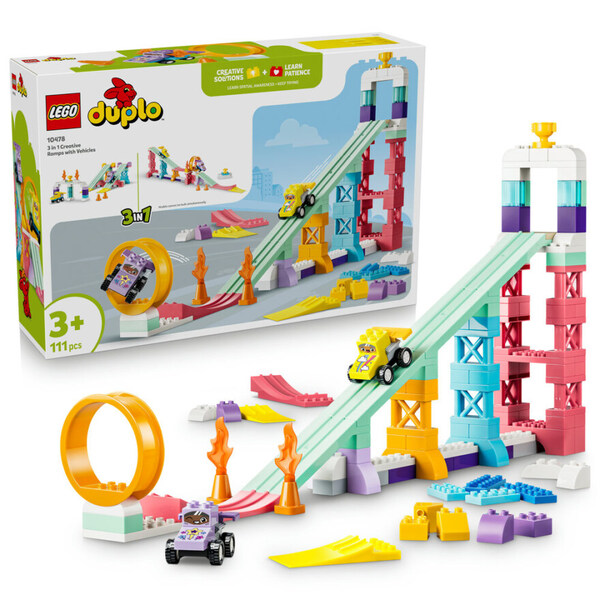 LEGO 10478 3-i-1 Kreative ramper med biler 10478 - Lego duplo