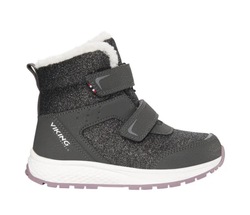 Viking Equip Glitter Warm WP 2V Charcoal/Dusty Pink Grå med glitter - Viking