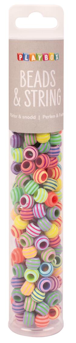 Perler PLAYBOX stripete pastell (180) Stripete pastell - Kontorutstyr