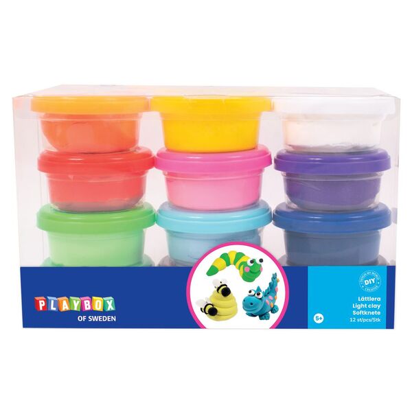 Modelleringsleire PLAYBOX (12) 12 farger - Leiker
