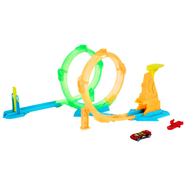 Hot Wheels Neon Speeders Corkscrew Loop Hot Wheels - Hot Wheels