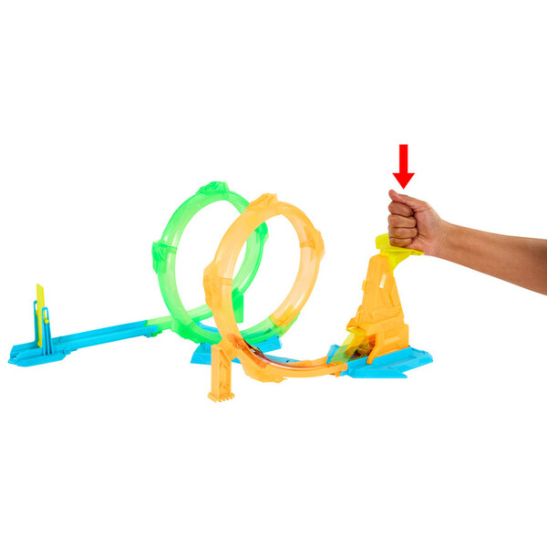 Hot Wheels Neon Speeders Corkscrew Loop Hot Wheels - Hot Wheels