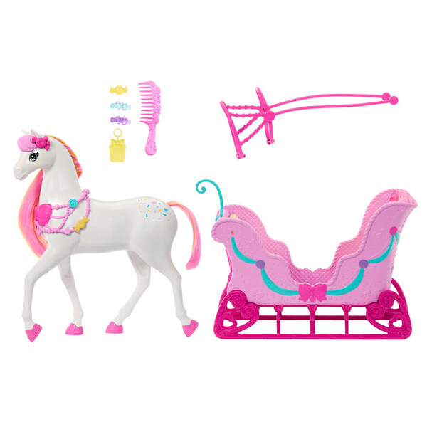 Barbie Nutcracker Horse & Sled Hest og slede - Barbie