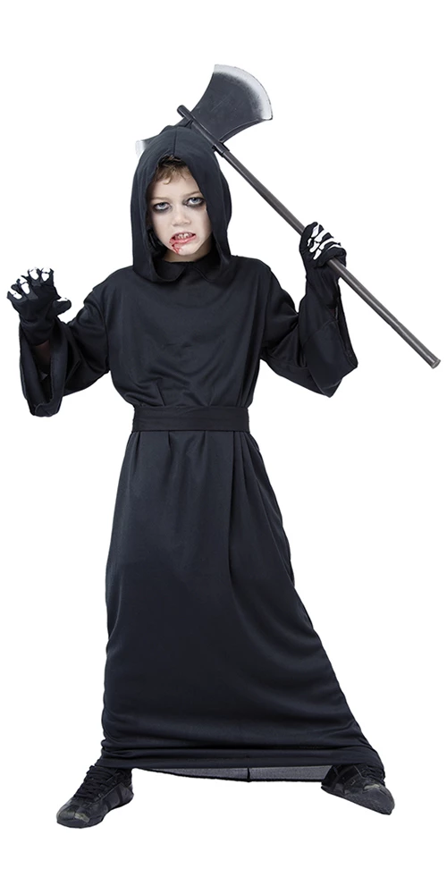 COSTUME KID REAPER ROBE STL. 122-134 Kid Reaper robe - Halloween