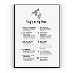 Pappareglene plakat  - Happystar