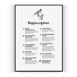Nynorsk Pappareglane plakat  - Happystar